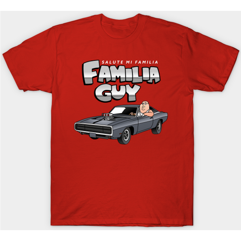 Familia Guy 2.0 Dominic Toretto Men's T-Shirt — Mens T Shirts