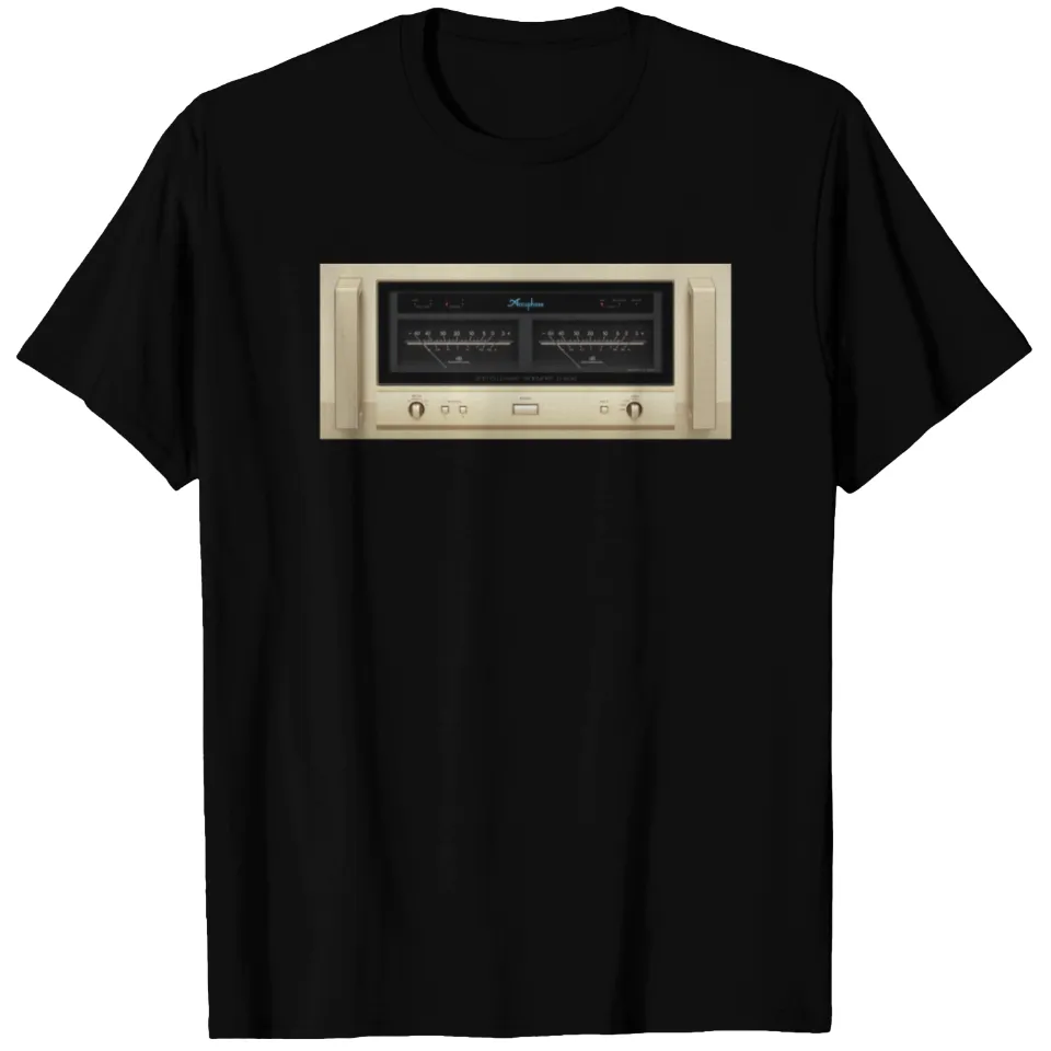 T-shirt noir pour hommes Accuphase P-6100 — T-shirts pour hommes