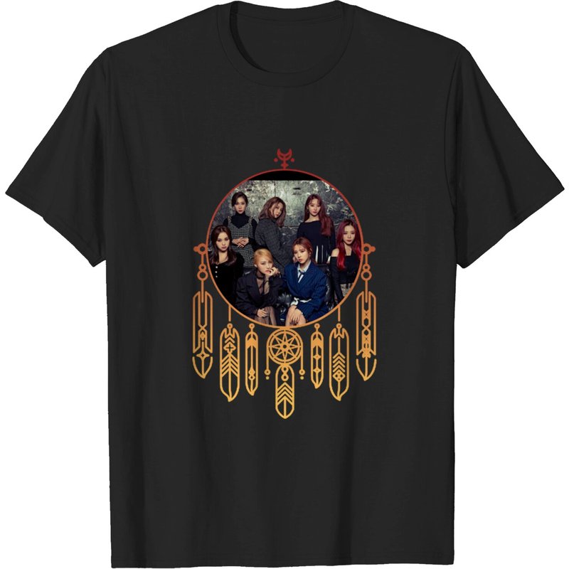 T-shirt pour hommes Dreamcatcher Piri Kpop en noir — T-shirts pour hommes