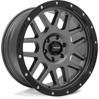 Jantes Pro Comp PA40 Vertigo Gris Foncé avec Bord Noir - 20x9