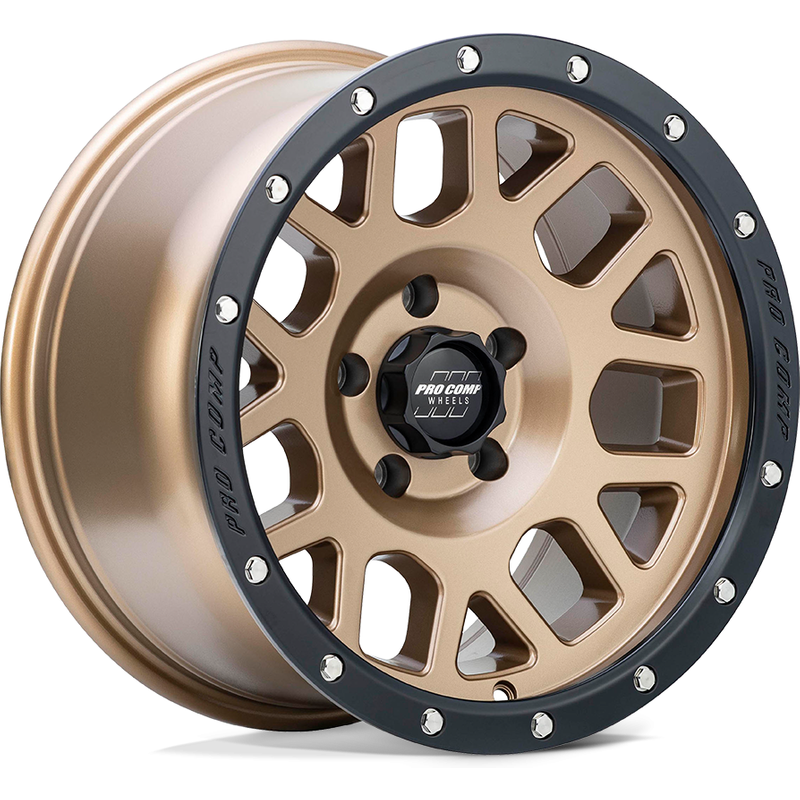 Pro Comp PA40 Vertigo Bronze w Black Jantes 17x9 5x127 — Roues et jantes