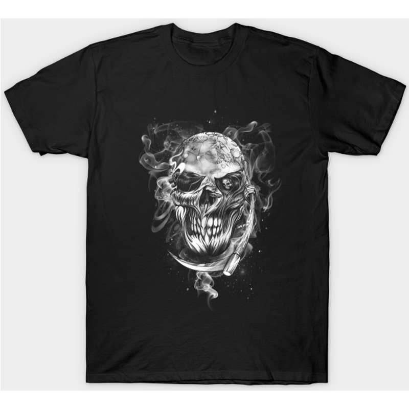 T-shirt Grim Reaper Skull — T-shirts pour hommes