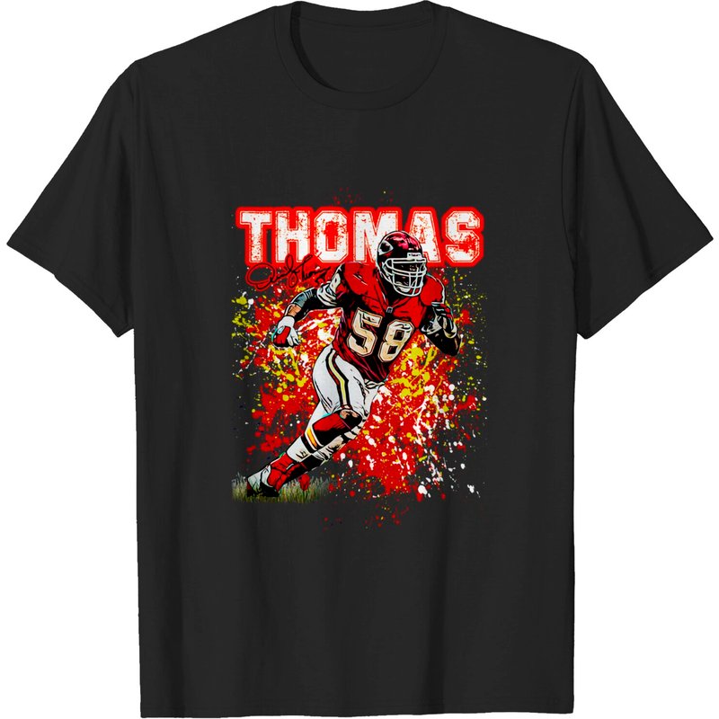 T-shirt pour hommes Derrick Thomas en noir — T-shirts pour hommes