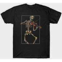 T-shirt pour hommes Skeleton avec violon — T-shirts pour hommes