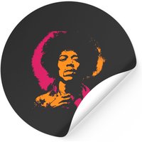 Jimi Hendrix Art Stickers — Stickers & Decals