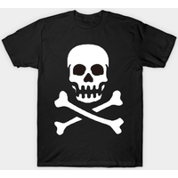 T-shirt pour hommes Skeleton en bleu clair — T-shirts pour hommes
