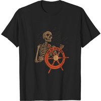 T-shirt pour hommes Come Hell Or High Water - Skeleton — T-shirts pour hommes