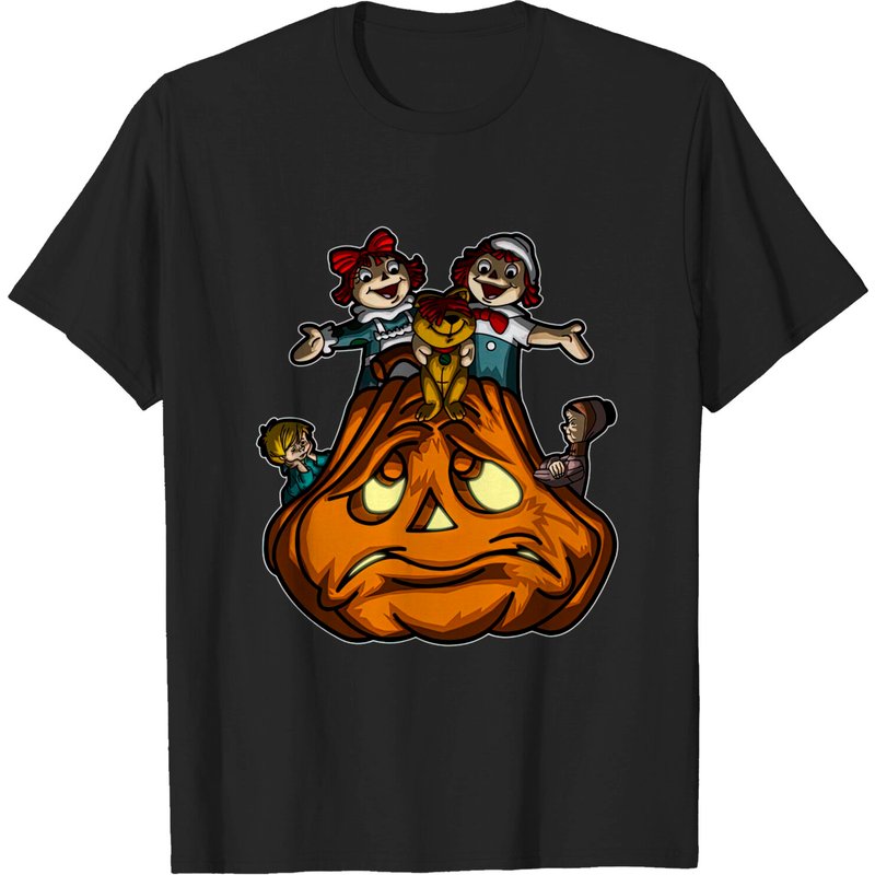T-shirt pour hommes La citrouille qui ne pouvait pas sourire