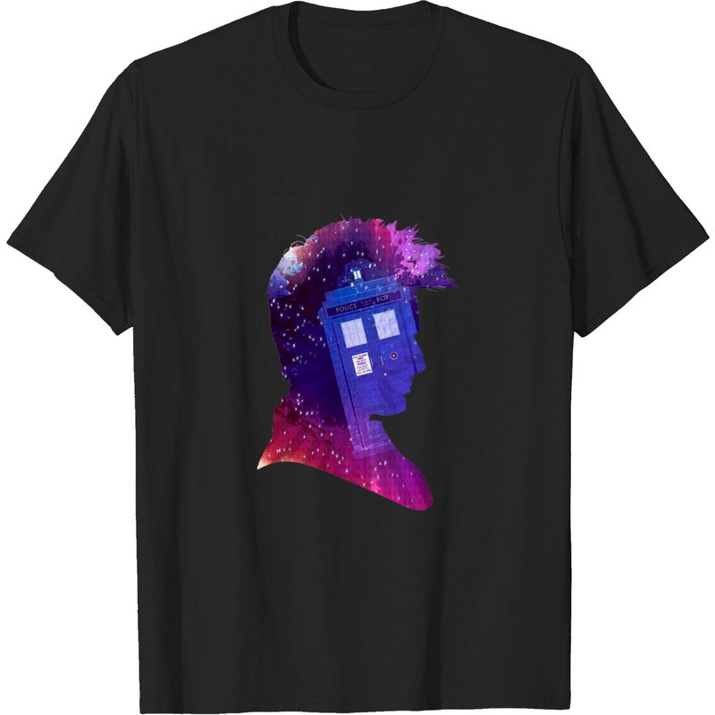 T-shirt pour hommes Ten And Tardis Doctor Who — T-shirts pour hommes