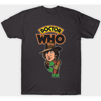T-shirt pour hommes Doctor Who en bleu royal — T-shirts pour hommes