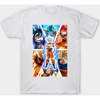Son Goku All Forms Men's T-Shirt - The Legendary Fighter