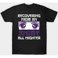 T-shirt pour hommes Recovering From An Anime All Nighter — T-shirts pour hommes