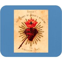 Vintage Sacred Heart of Jesus Mouse Pad