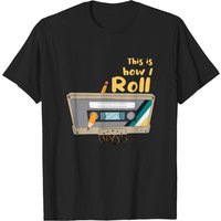 T-shirt Cassette Tape Classique 80s 90s pour hommes
