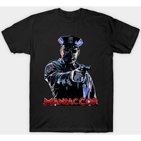 T-shirt pour hommes Maniac Cop en bleu royal — T-shirts pour hommes