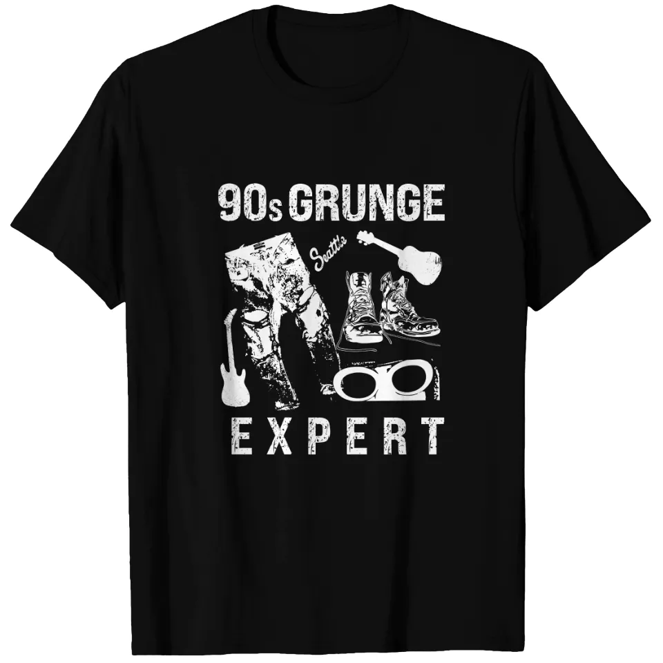 T-shirt esthétique de musique grunge des années 90 pour hommes
