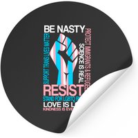 Transgender-Resist LGBTQ Gay Trans Flag Pride Stickers — Stickers & Decals