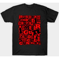 Gunpowder (3) - T-shirt urbain hip hop noir pour hommes — T-shirts pour hommes