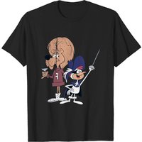 T-shirt pour hommes Super Chicken et Fred vintage usé