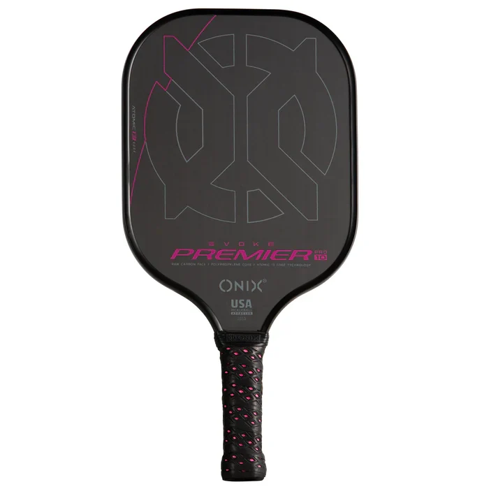 Raquette de Pickleball Onix Evoke Premier Raw Carbon — Palettes de pickleball