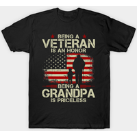 T-shirt Honoré Vétéran Papi Inestimable