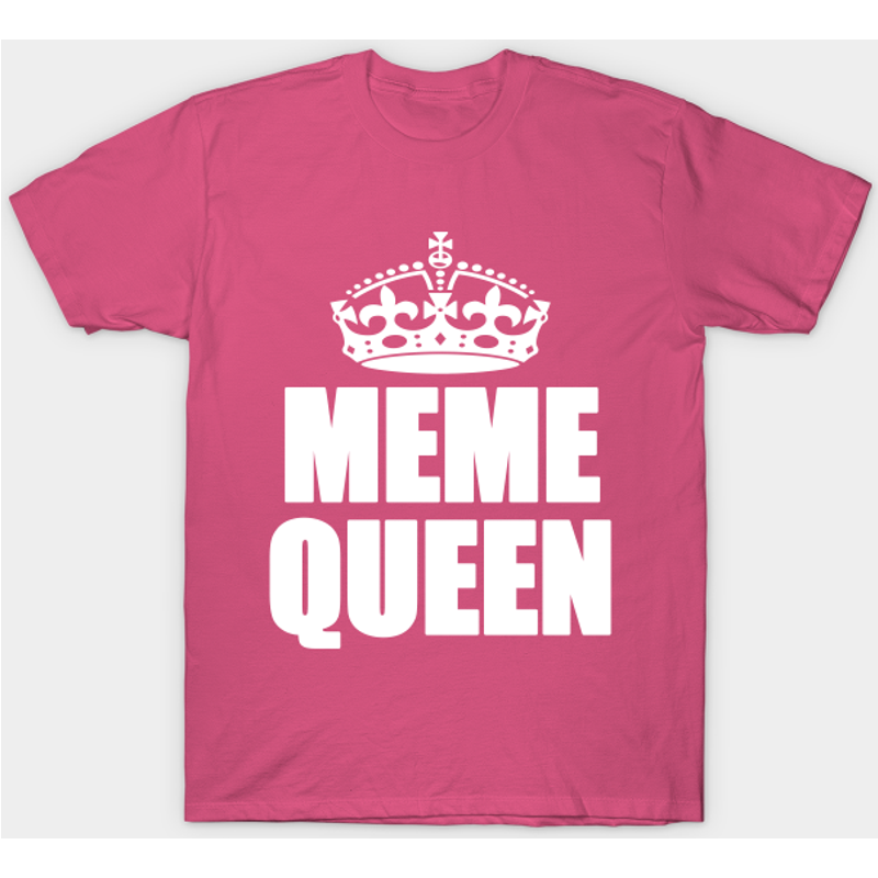 Meme Queen Men's T-Shirt - Black — Mens T Shirts