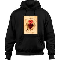 Hoodies Unisex Vintage Sacré-Cœur de Jésus — Sweats à capuche pour hommes