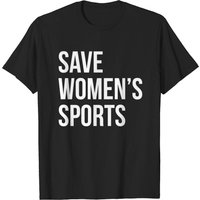T-shirt Save Womens Sports pour hommes en noir — T-shirts pour hommes