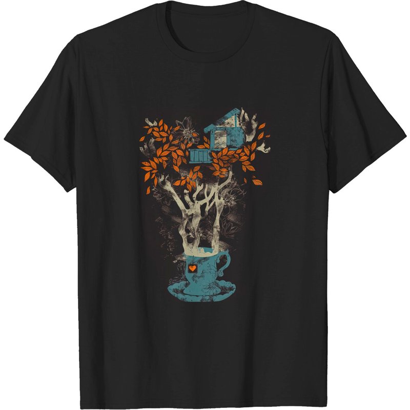 T-shirt pour hommes Tea House - 6 Case en noir — T-shirts pour hommes