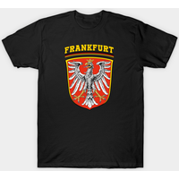 T-shirt Frankfurt Allemagne avec Logo du Drapeau — T-shirts pour hommes