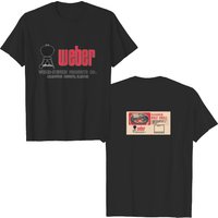T-shirt Vintage Weber Elevated Half Grill pour hommes — T-shirts pour hommes