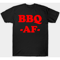 BBQ AF Men's T-Shirt in Black