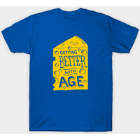 T-shirt pour hommes Old Cheese en bleu royal — T-shirts pour hommes