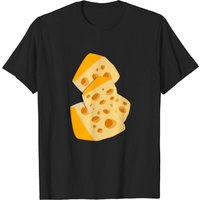 T-shirt pour hommes Swiss Cheese en noir — T-shirts pour hommes