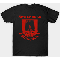 T-shirt Spatenbrau Beer pour hommes en noir — T-shirts pour hommes