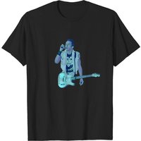 T-shirt pour hommes Strummer Joe Strummer en noir