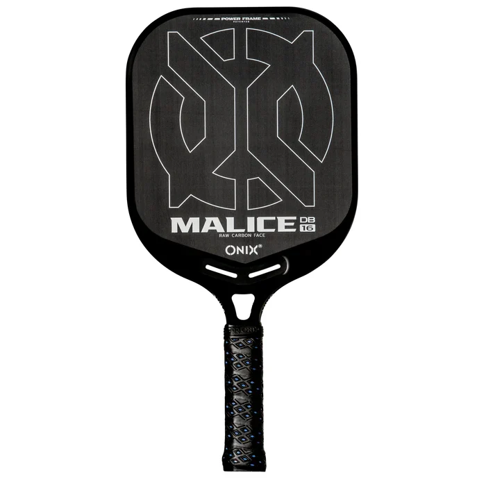 Onix Malice DB Open Throat Raw Carbon Pickleball Racket — Pickleball Paddle