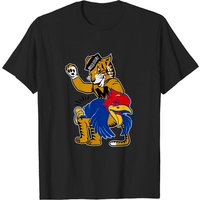 Vintage Missouri Truman Mascot vs Rival KU Jayhawk T-Shirt — Mens T Shirts