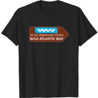 T-Shirt Wild Atlantic Way pour hommes en noir