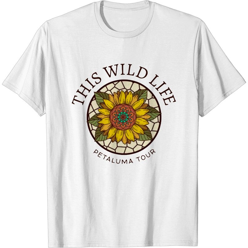 Wild Life Petaluma Tour Men's T-Shirt — Mens T Shirts