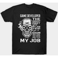 Game Developer T Shirt - The Hardest Part Gift Tee for Men — Mens T Shirts