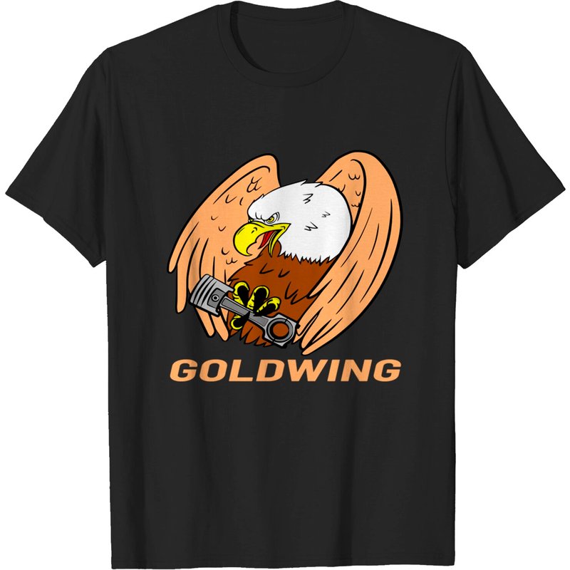T-shirt Goldwing Big Eagle pour hommes - Noir — T-shirts pour hommes