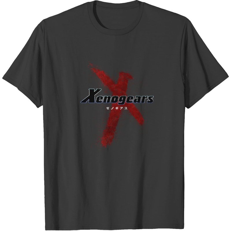 T-shirt pour hommes Xenogears Vintage Emblem V01 - Bleu royal — T-shirts pour hommes