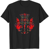 Scottish Tartan Thistle Emblem Men's T-Shirt
