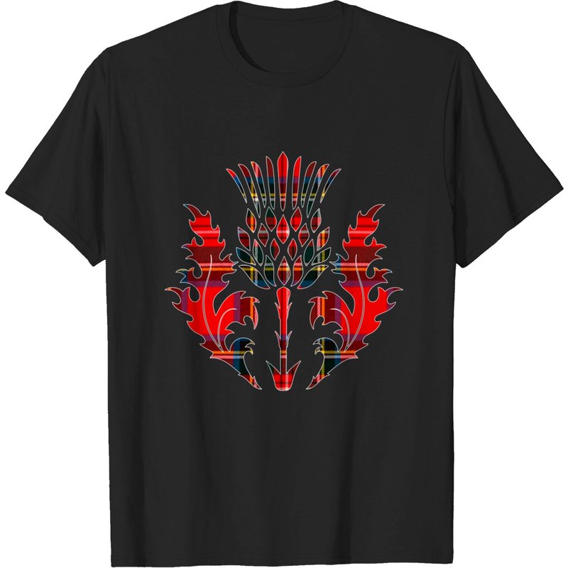 T-shirt pour hommes avec emblème de chardon écossais — T-shirts pour hommes