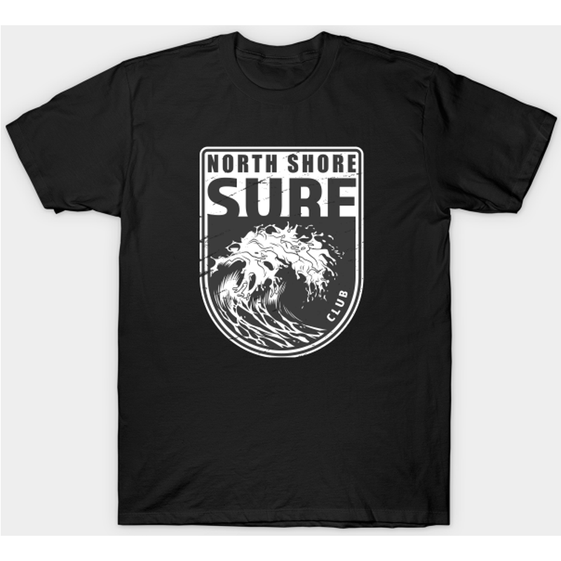 T-shirt pour homme North Shore Surf Club Hawaii Emblem