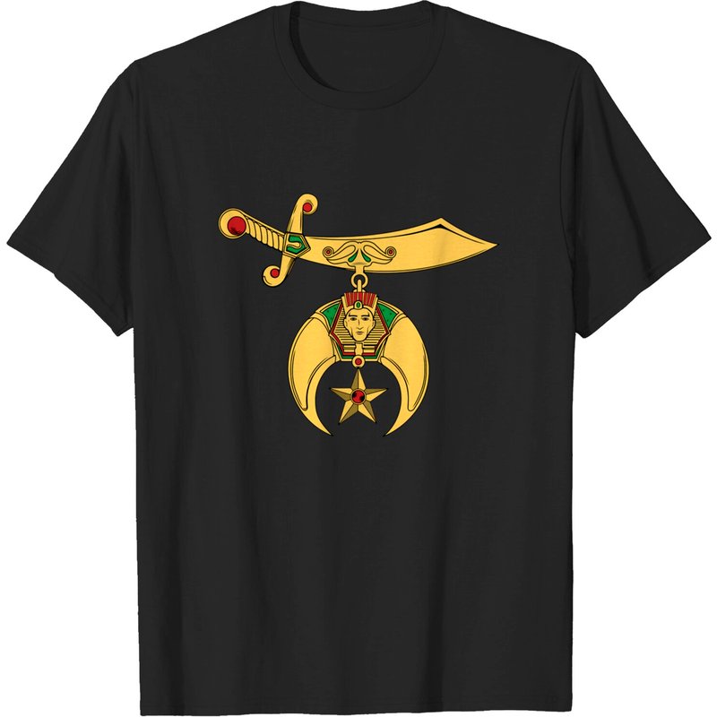 T-shirt pour hommes avec emblème Shriners - Franc-maçon — T-shirts pour hommes