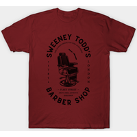 T-shirt pour hommes Sweeney Barber Shop Logo