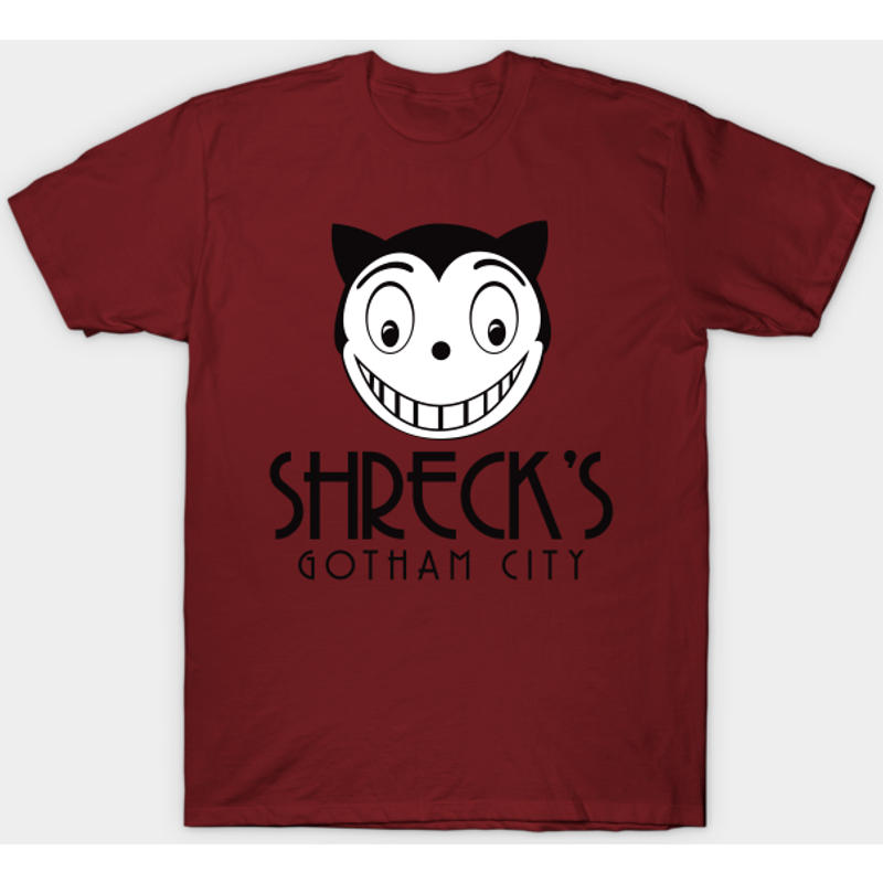 T-shirt noir pour hommes de Shreck's Department Store