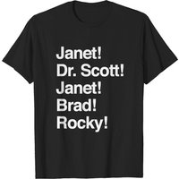 T-shirt pour hommes The Rocky Horror - Janet, Dr. Scott, Brad, Rocky — T-shirts pour hommes